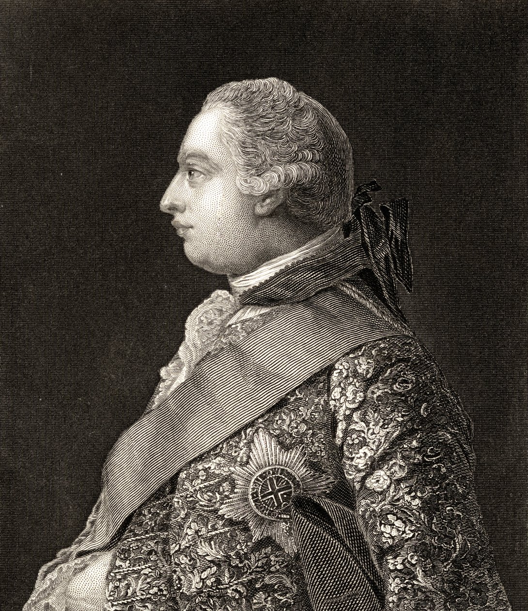 Koning George III (1738-1820) door English School