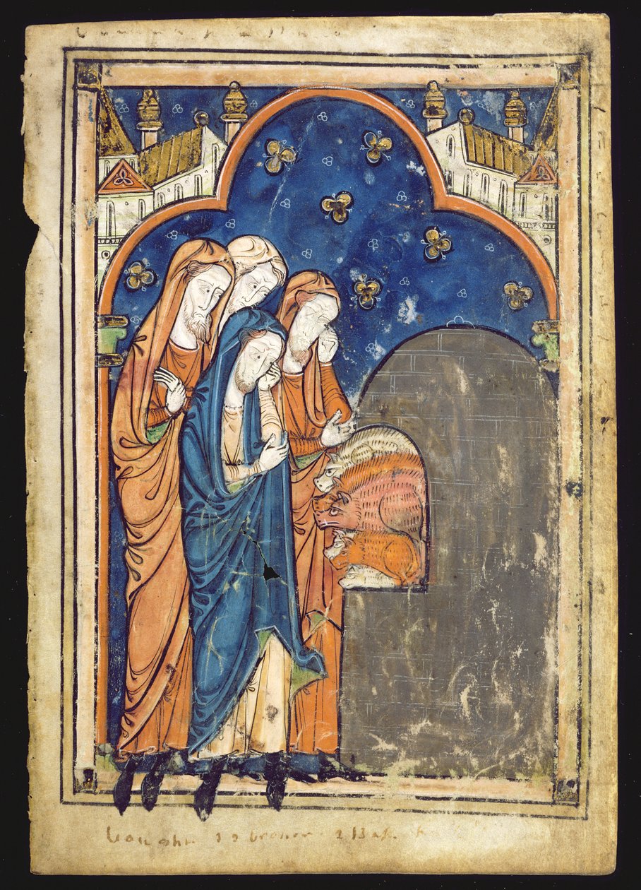 Apocrief verhaal van het kind Jezus dat zijn speelkameraden in varkens verandert, blad uit een psalter door English School