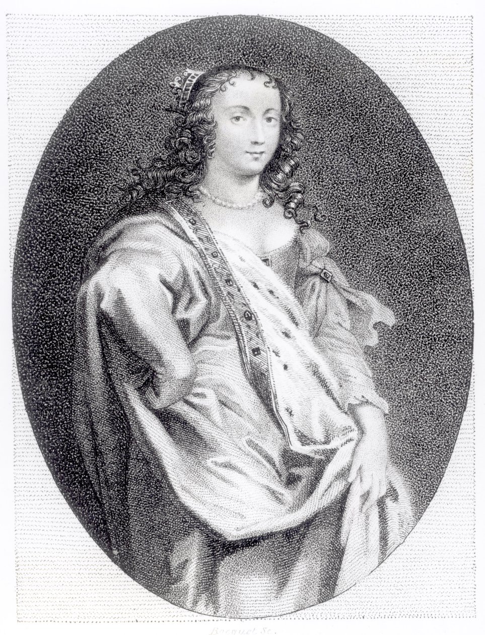 Margaret Cavendish, Hertogin van Newcastle (1624-74) door English School