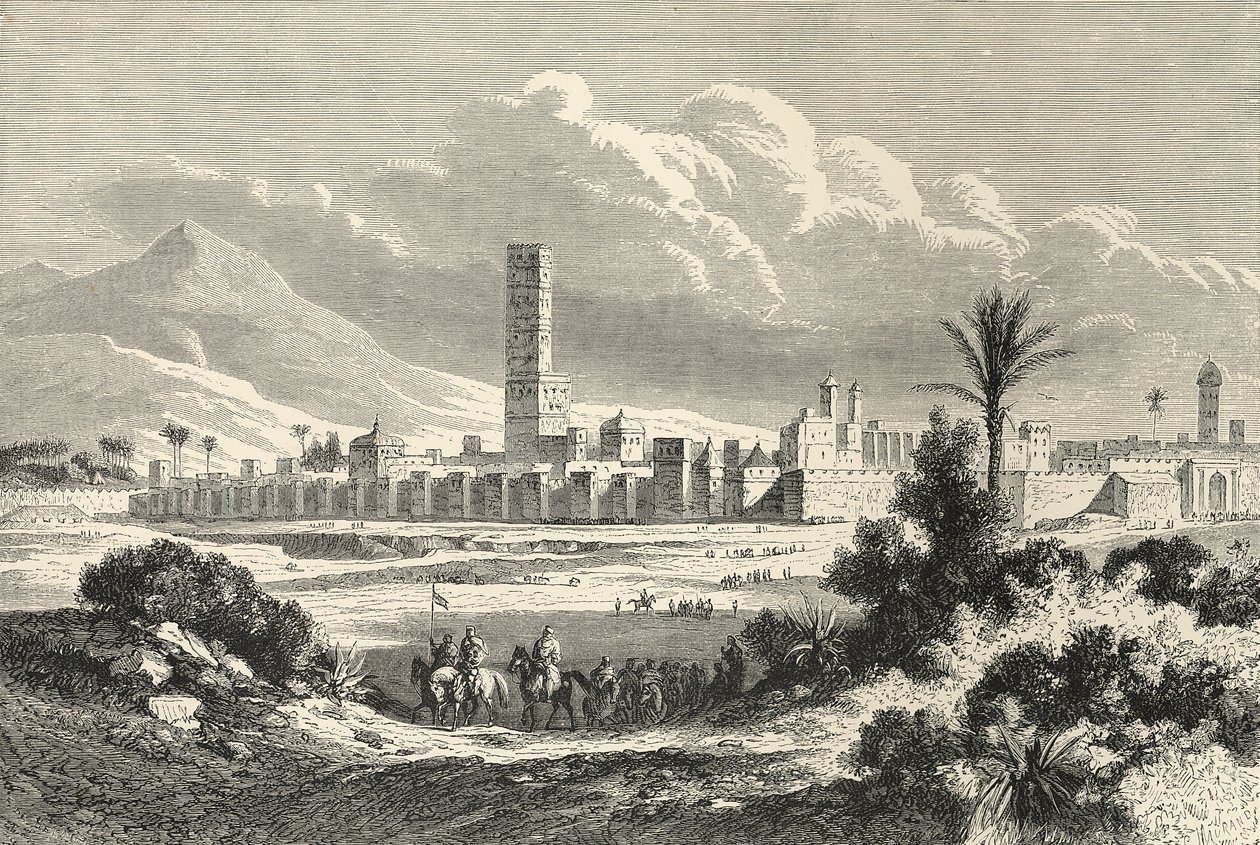 Marokko: Afrika, 1860s door English School