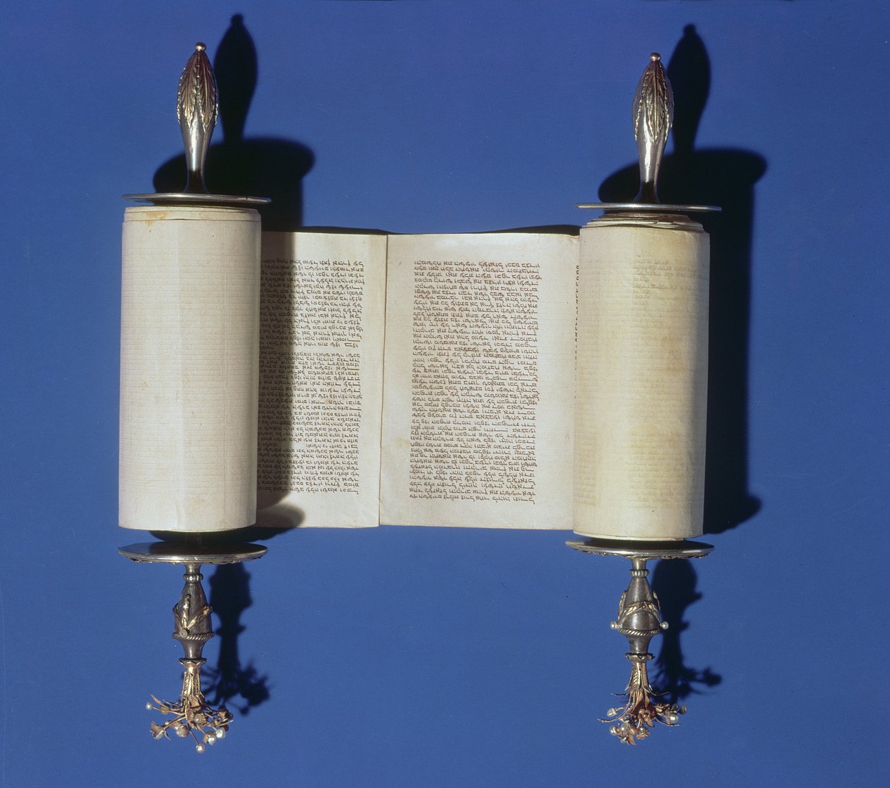 Miniatuur Torah-rol, 1765 door English School