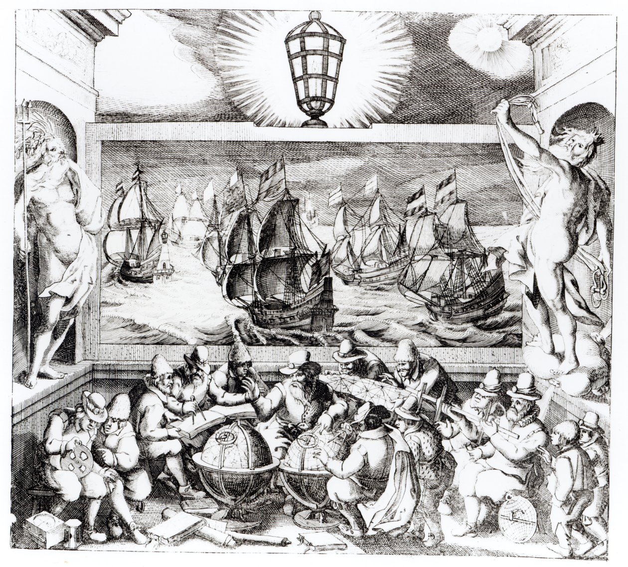 Navigatie Titelpagina, 1600 door English School