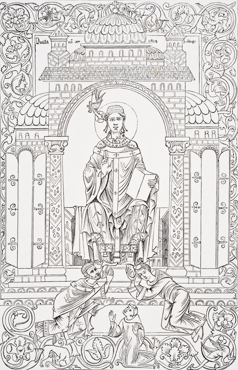 Paus St. Gregorius I door English School