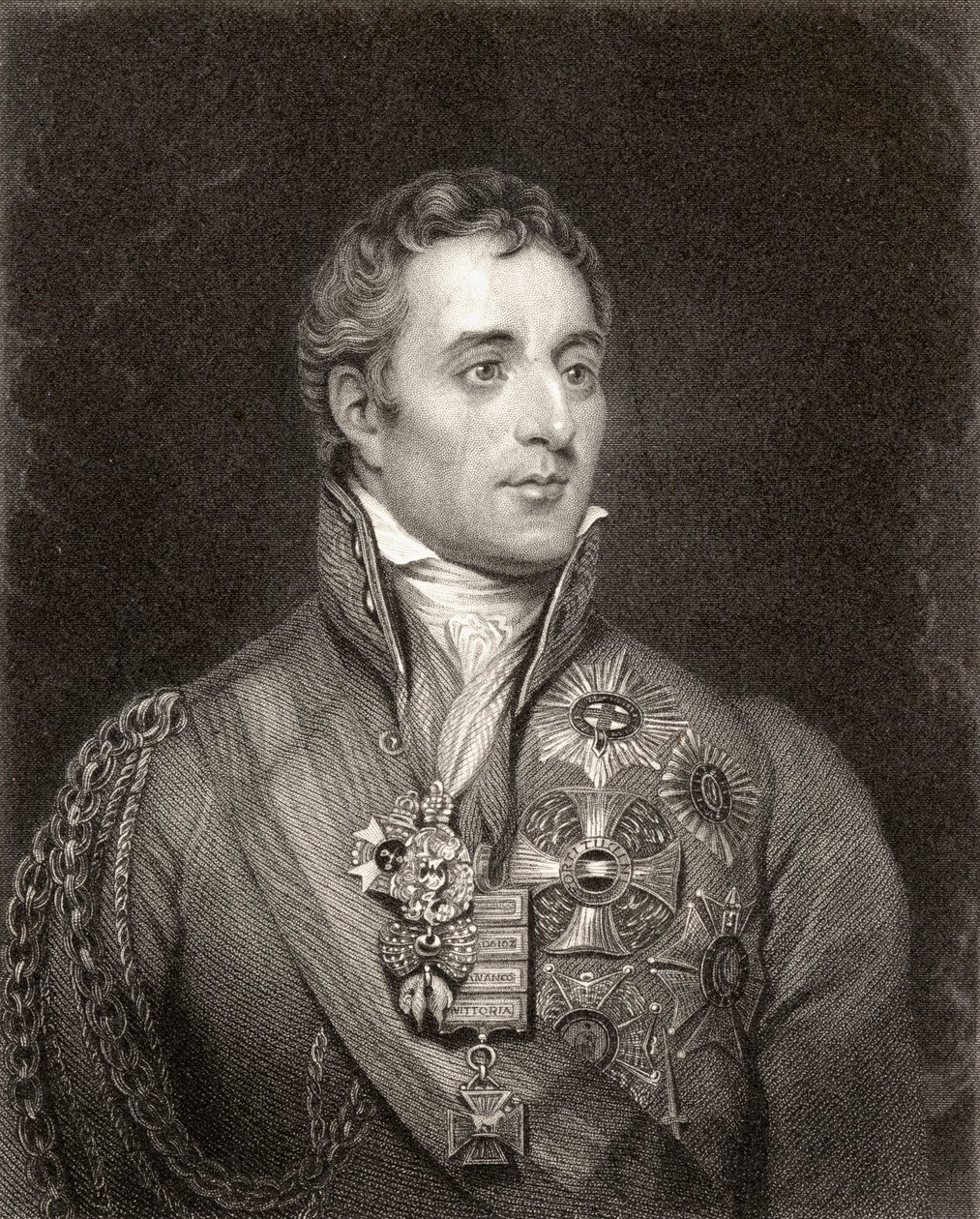 Portret van Arthur Wellesley, 1e Hertog van Wellington (1769-1852) door English School