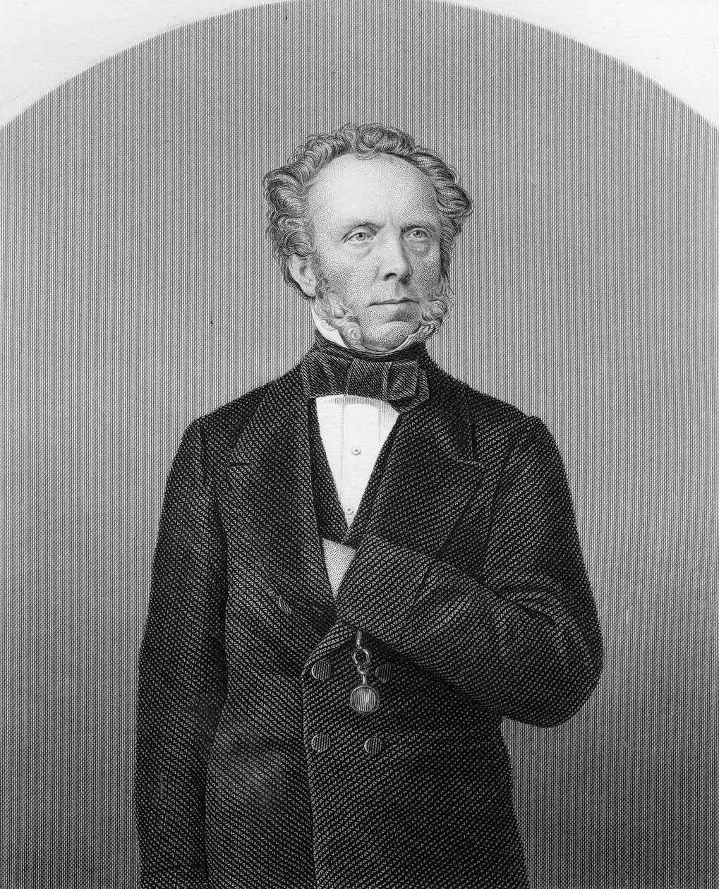 Portret van Edward Baines door English School
