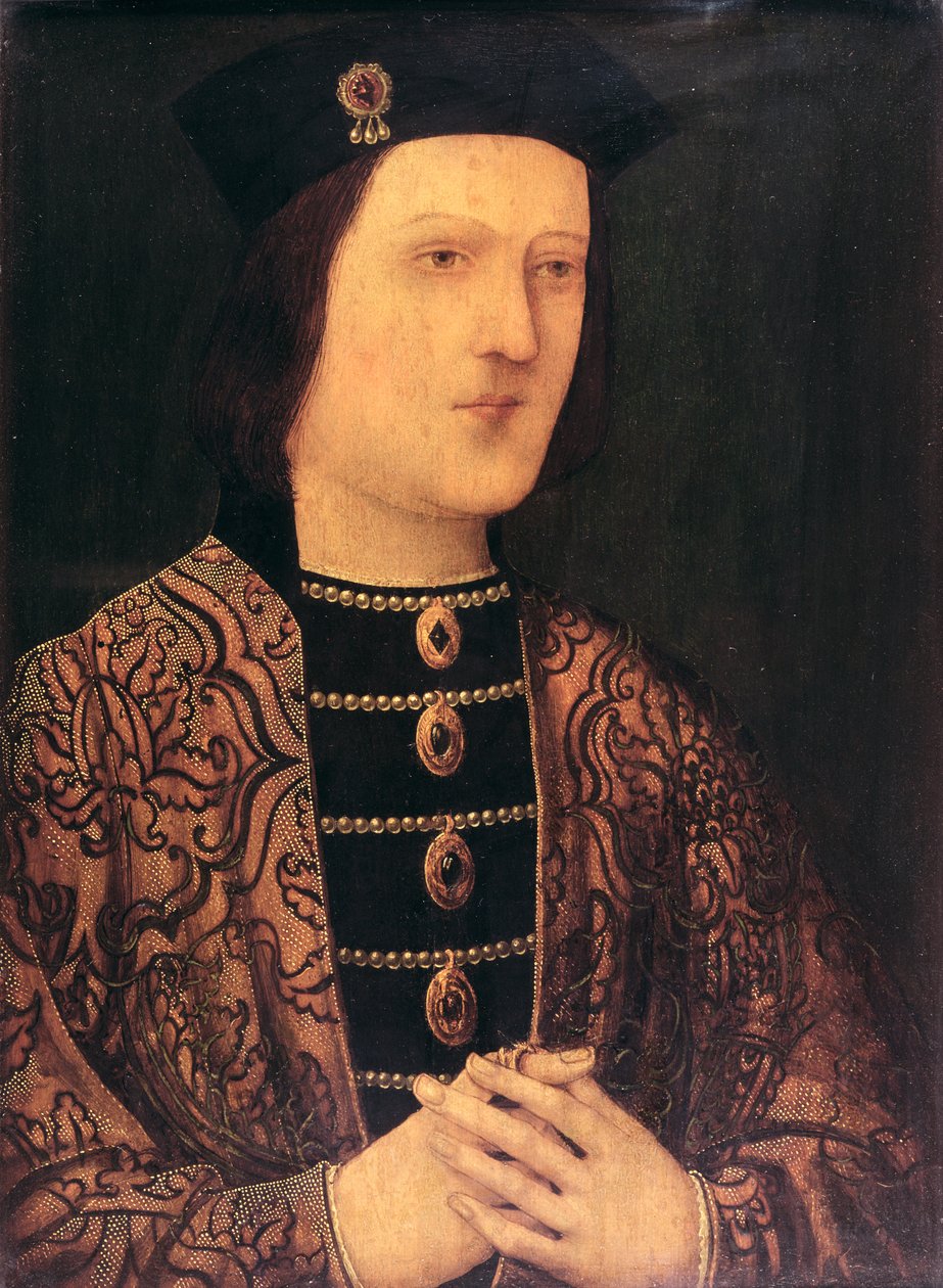Portret van koning Edward IV van Engeland door English School