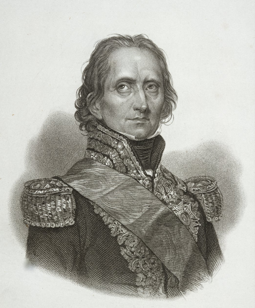 Portret van Nicolas Jean-de-Dieu Soult, Hertog van Dalmatië, Maarschalk van Frankrijk en Premier door English School