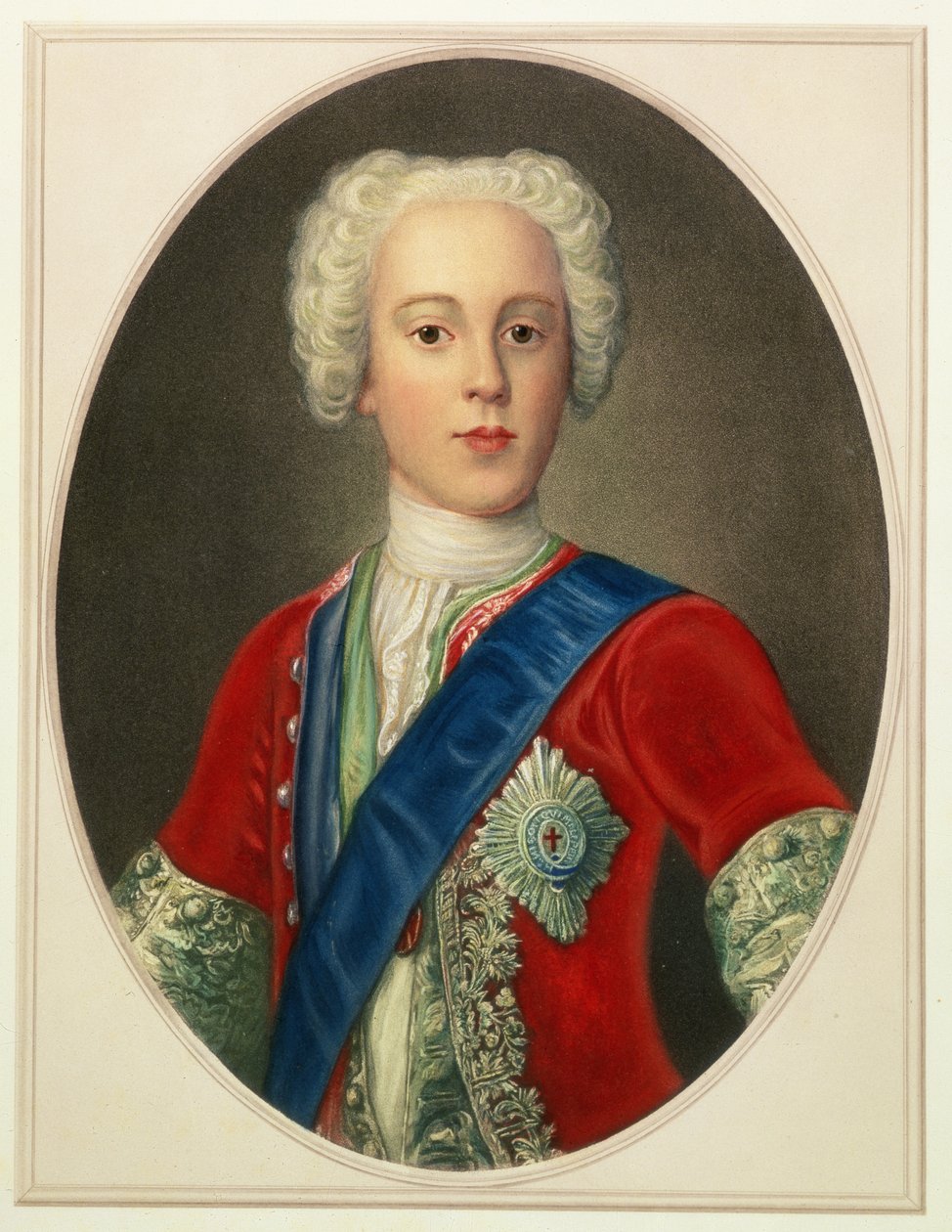 Portret van Prins Charles Edward Louis Philip Casimir Stewart, de Jonge Pretendent of 