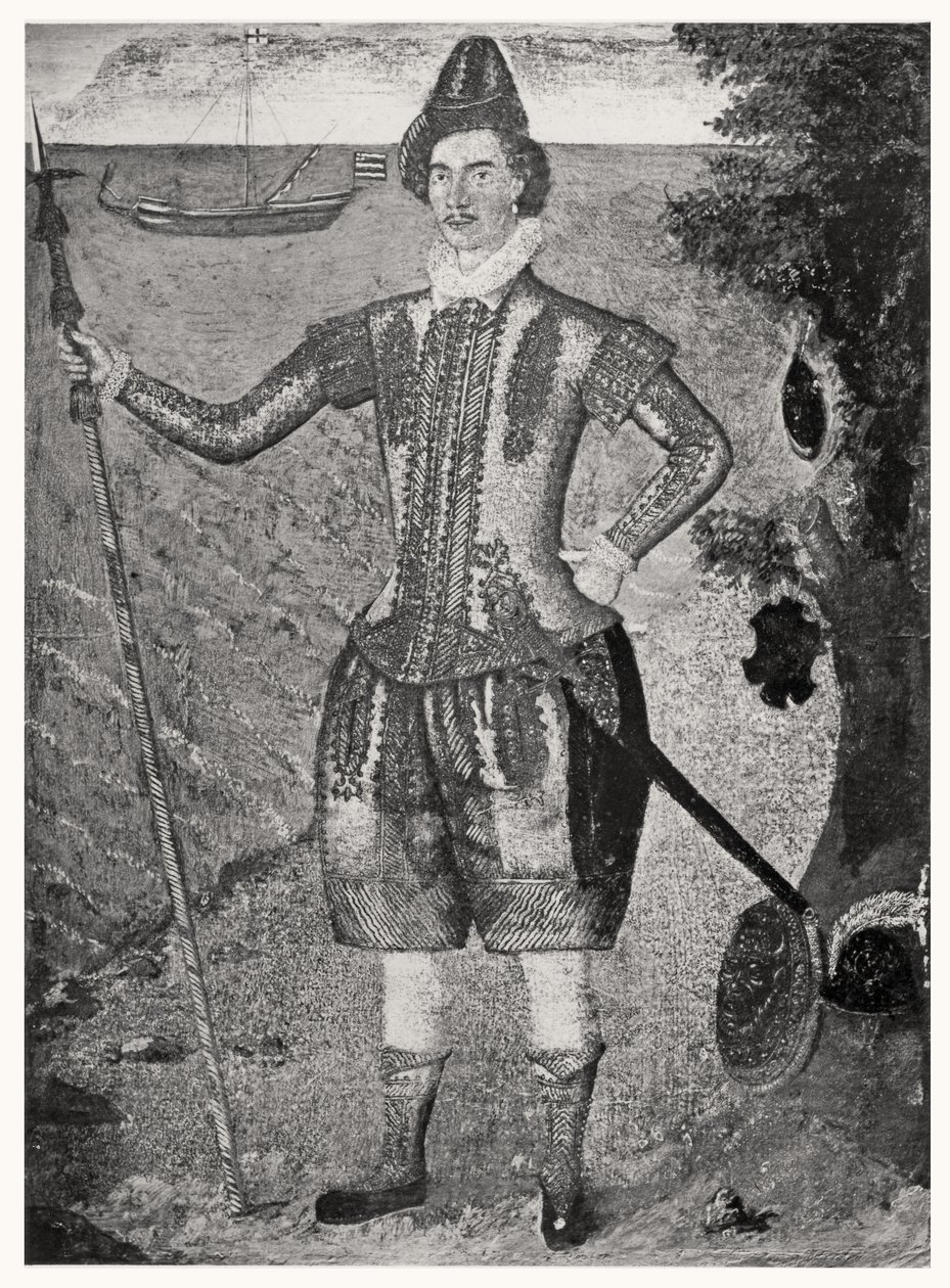 Portret van Sir Francis Drake (c.1540-96) door English School