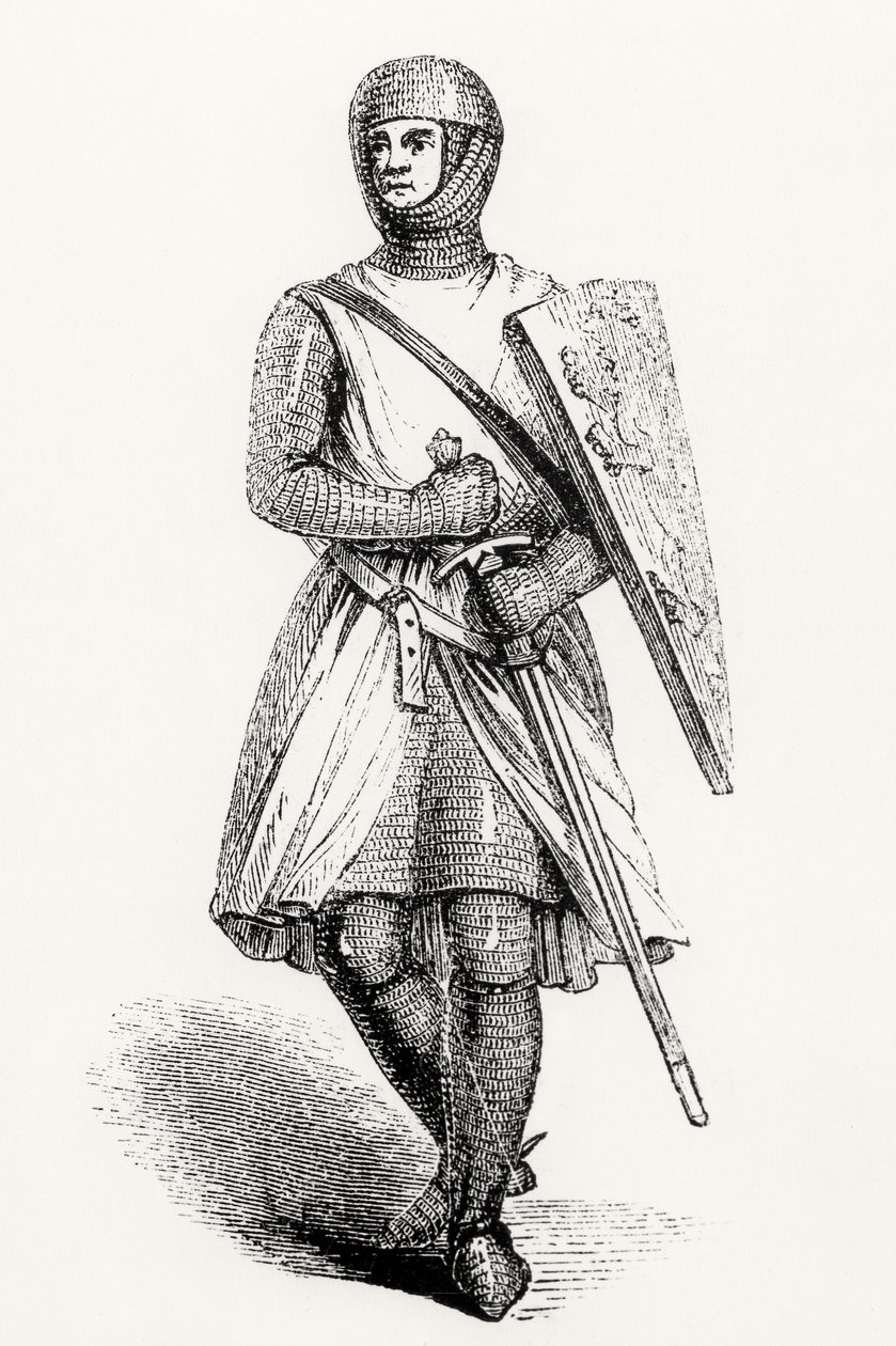 Portret van William de Longespee, derde graaf van Salisbury (d. 1226) door English School