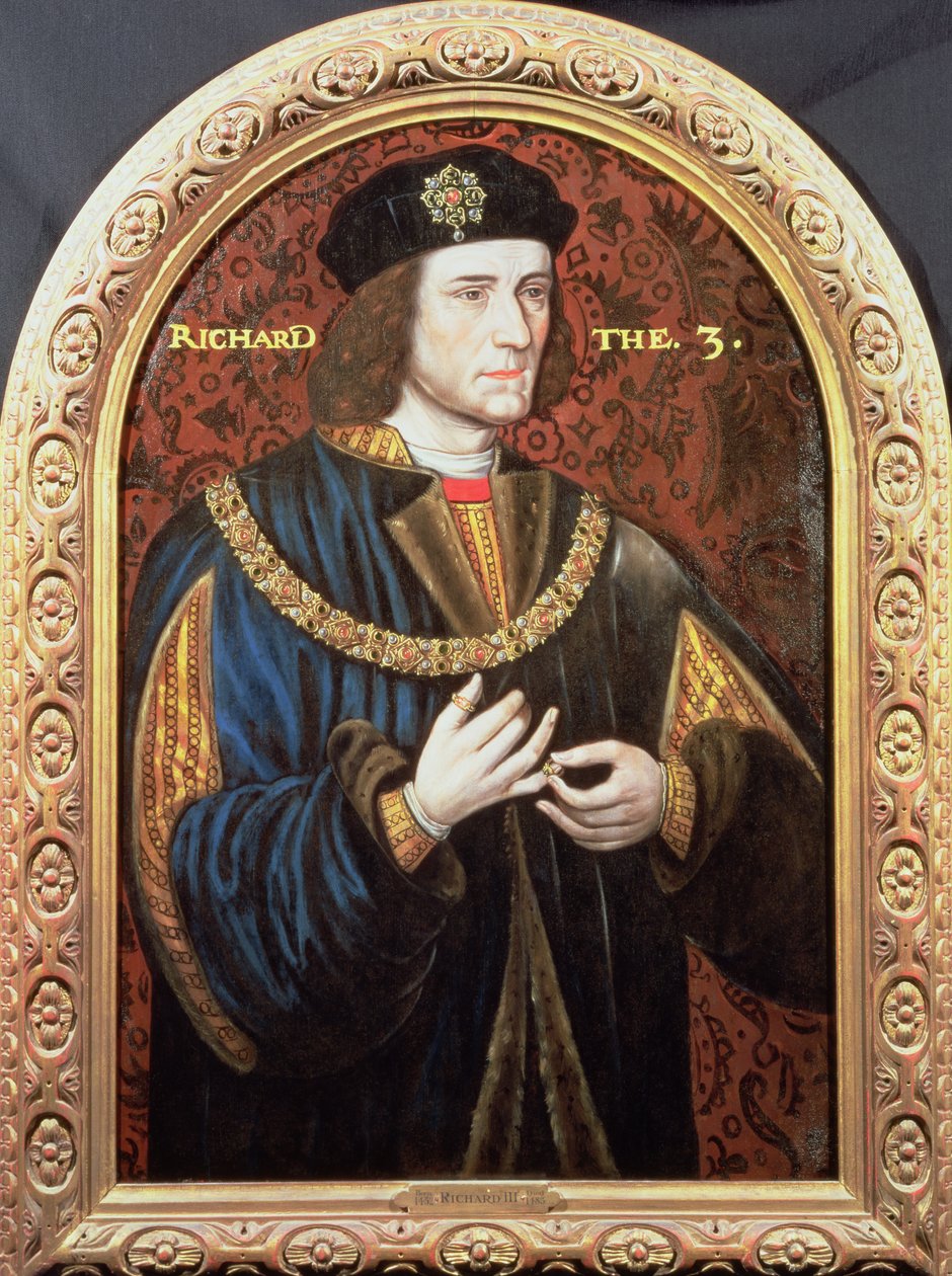 Postuum portret van Richard III (1452-85) 1580-1610 door English School