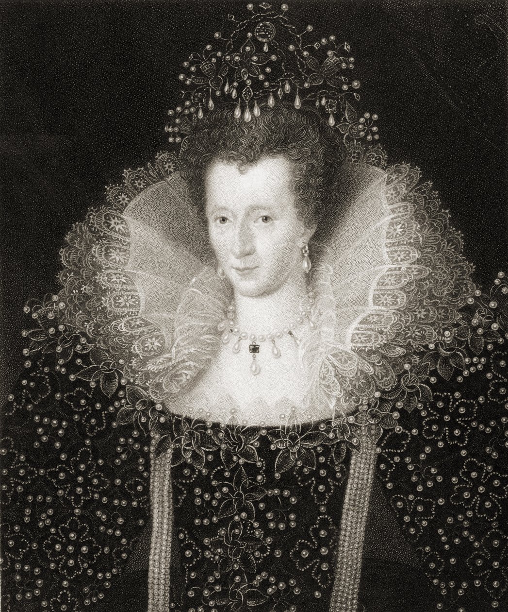 Koningin Elizabeth I (1533-1603) uit 