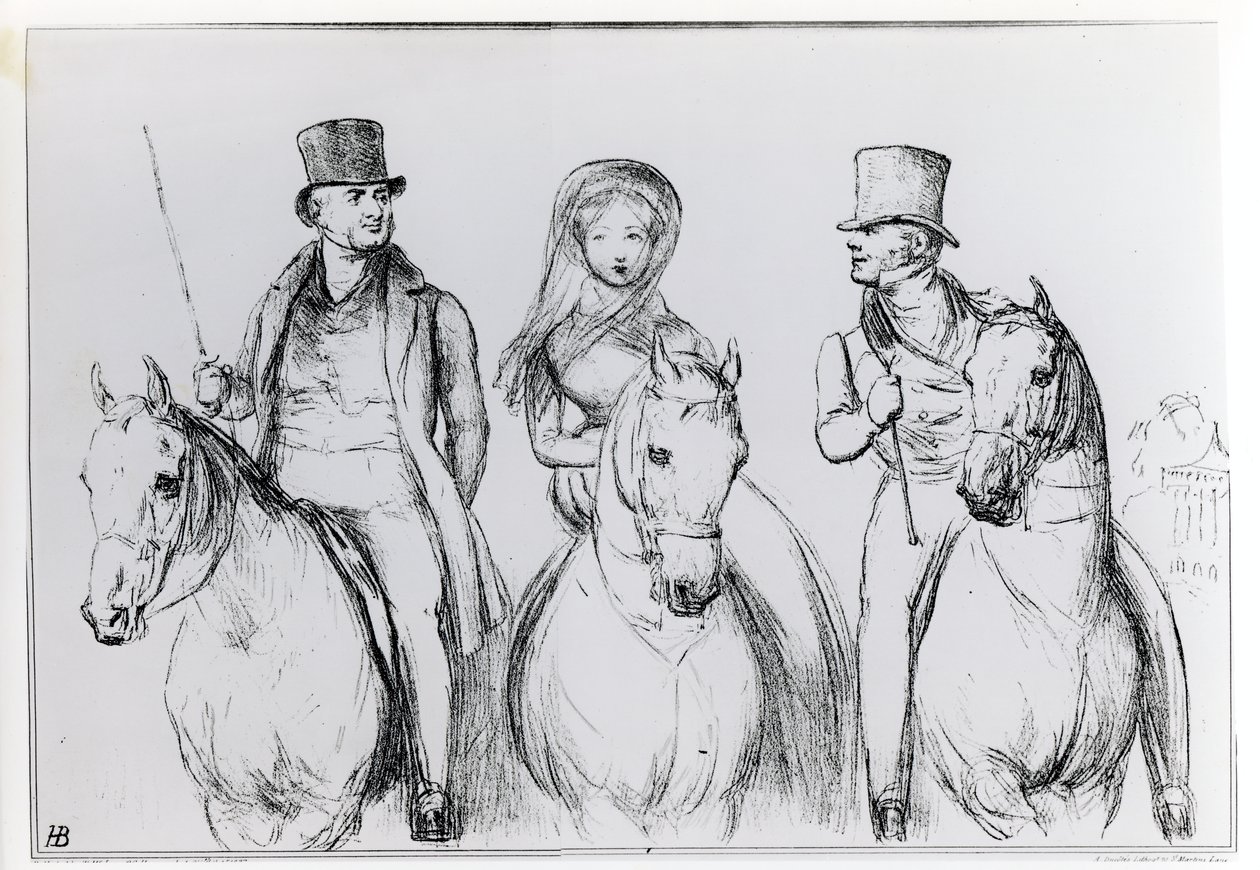 Koningin Victoria, Lord Melbourne en Lord Russell door English School