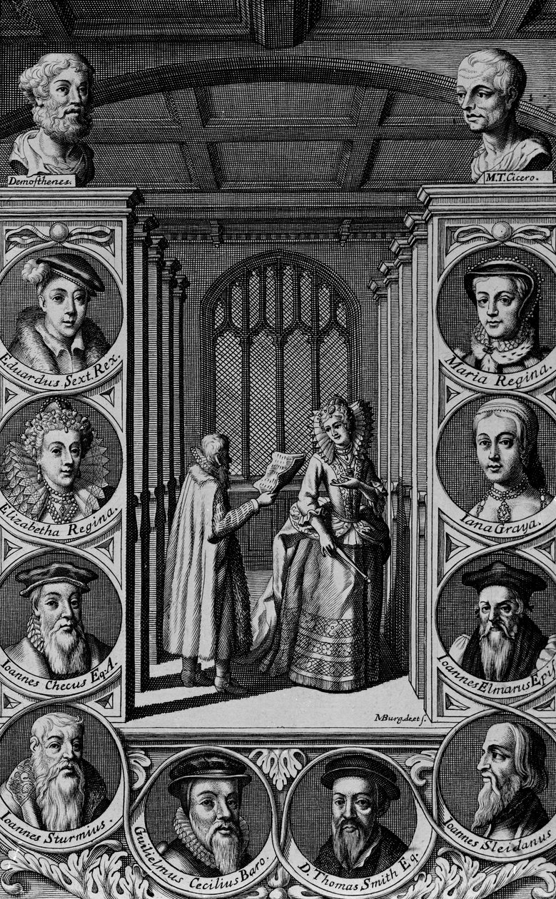 Een Brief Voorlezen aan Koningin Elizabeth I door English School