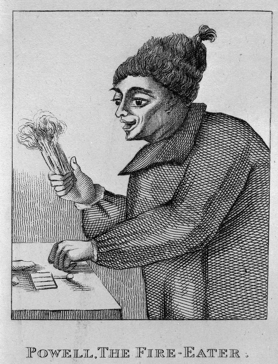 Robert Powell, De Vuurvreter, uit 