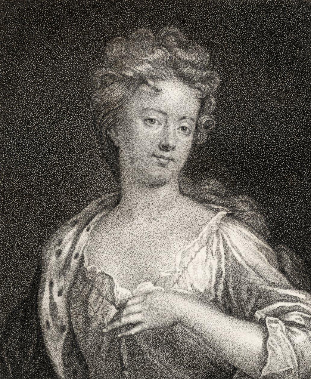Sarah Jennings, gegraveerd door Bocquet, illustratie uit 