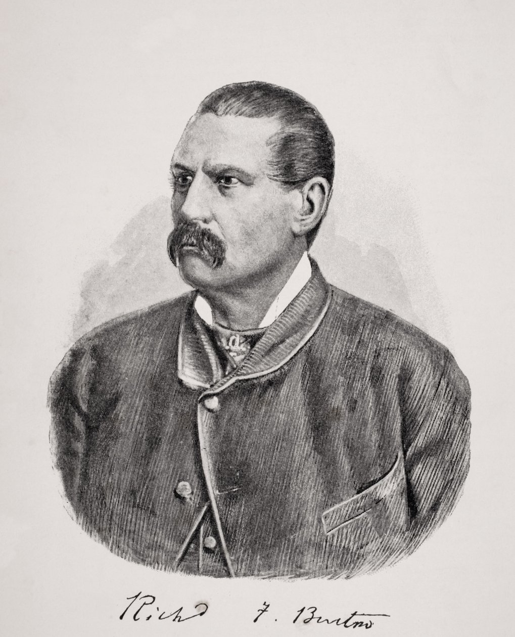Sir Richard Francis Burton (1821-90) uit 