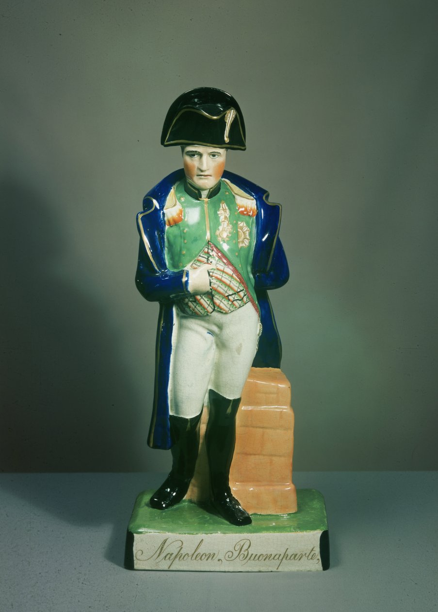 Staffordshire figuur van Napoleon Bonaparte door English School