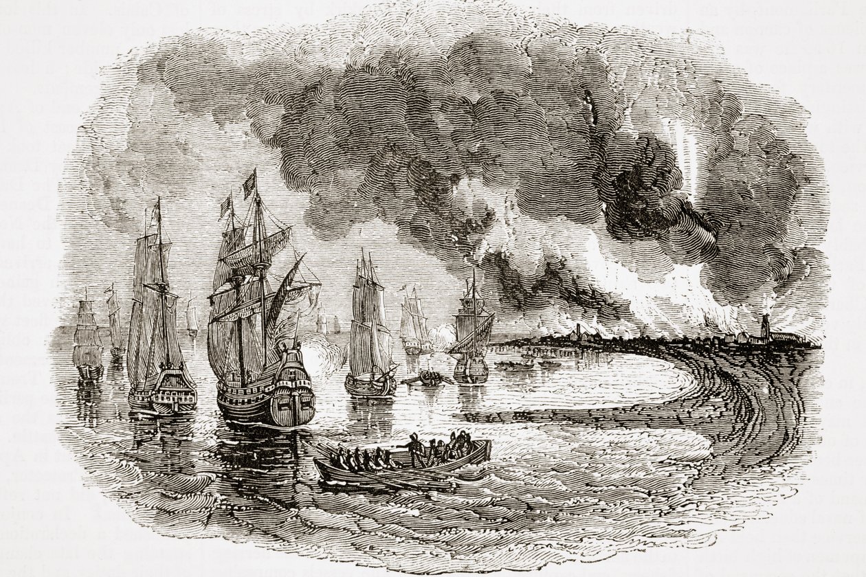 De Nederlandse vloot in de Medway, uit 