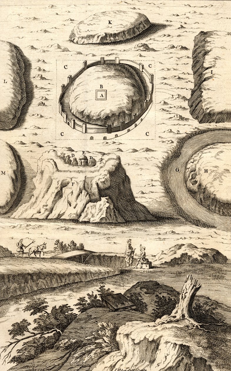 Het eerste plan van Rome zoals het was aan het begin van het bewind van Romulus door English School