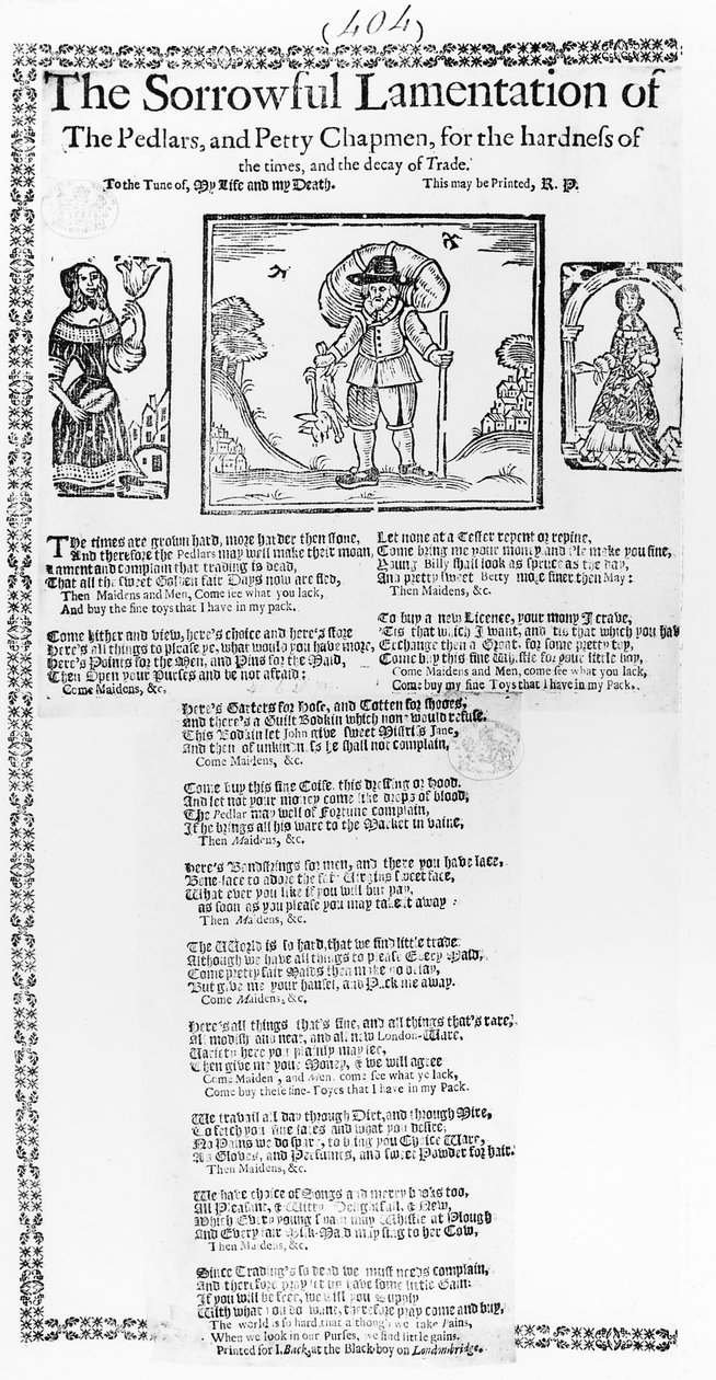 Het Treurige Klaaglied van de Marskramers door English School