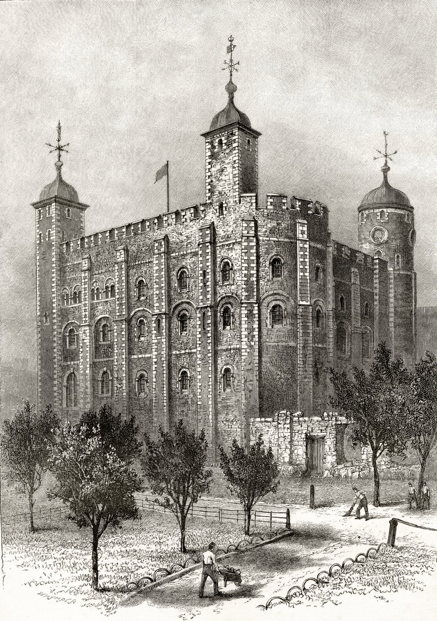 De Witte Toren, centrale toren van de Tower of London, uit 
