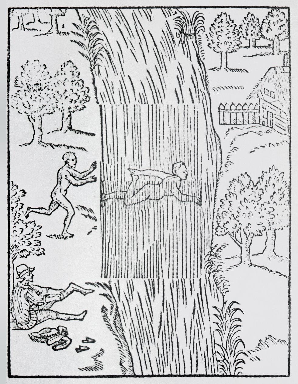 De kunst van het zwemmen, 1587 door English School