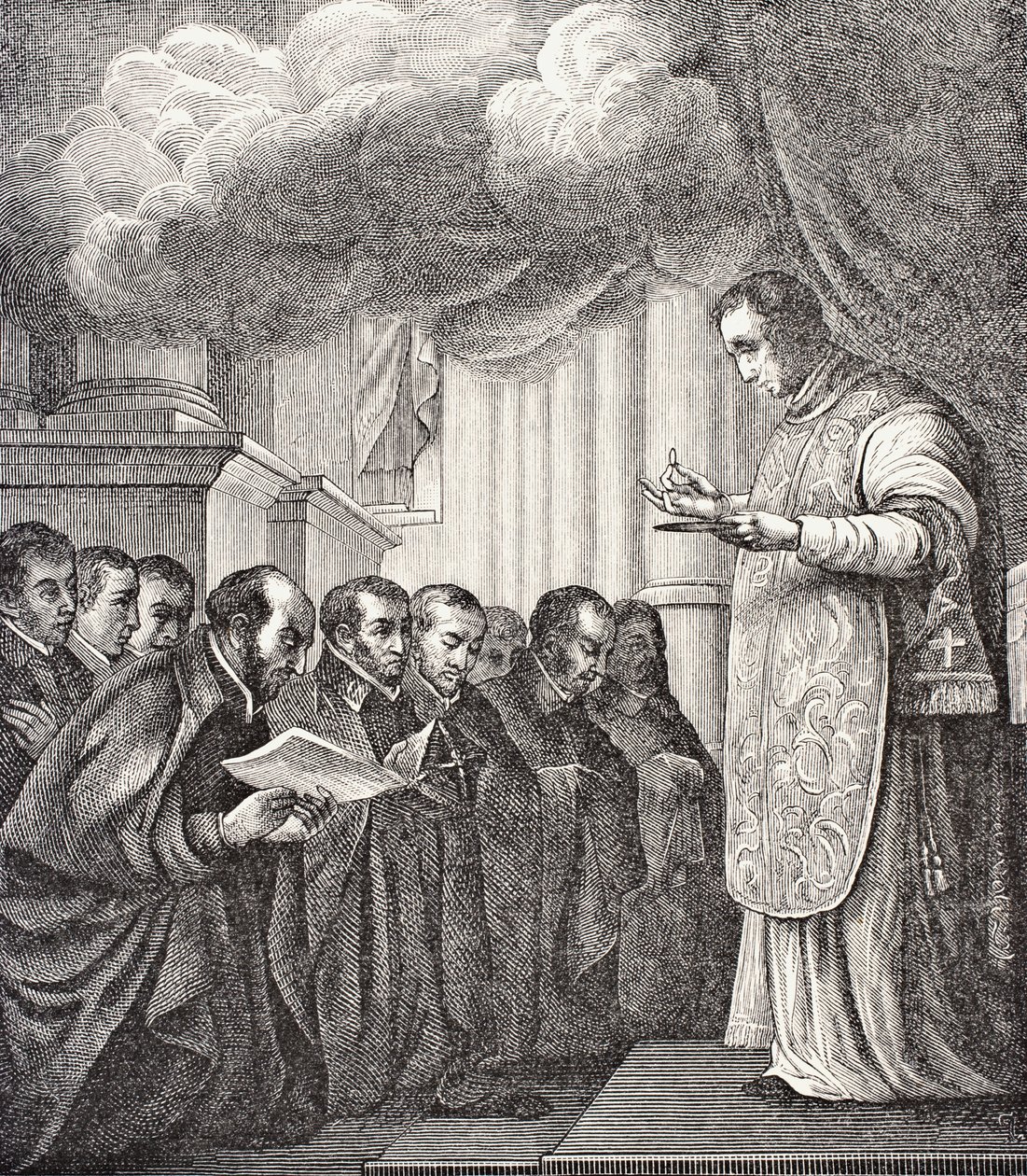 Gelofte van de eerste metgezellen van St. Ignatius door English School