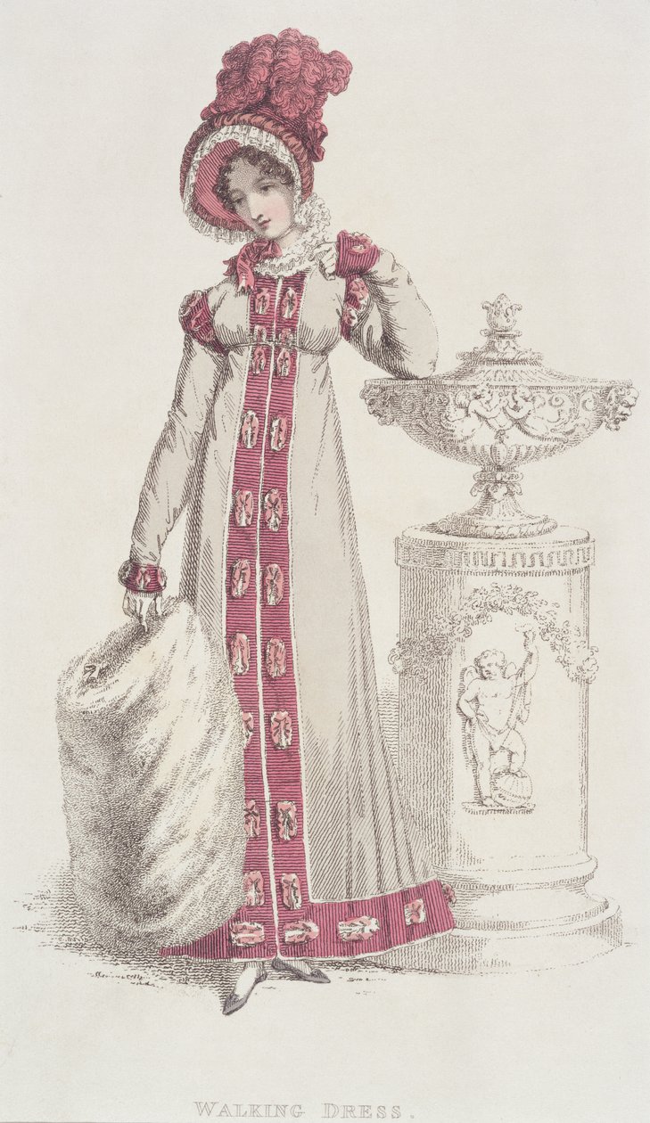 Wandeljurk, december 1819, uit Ackermanns Repository of Arts door English School