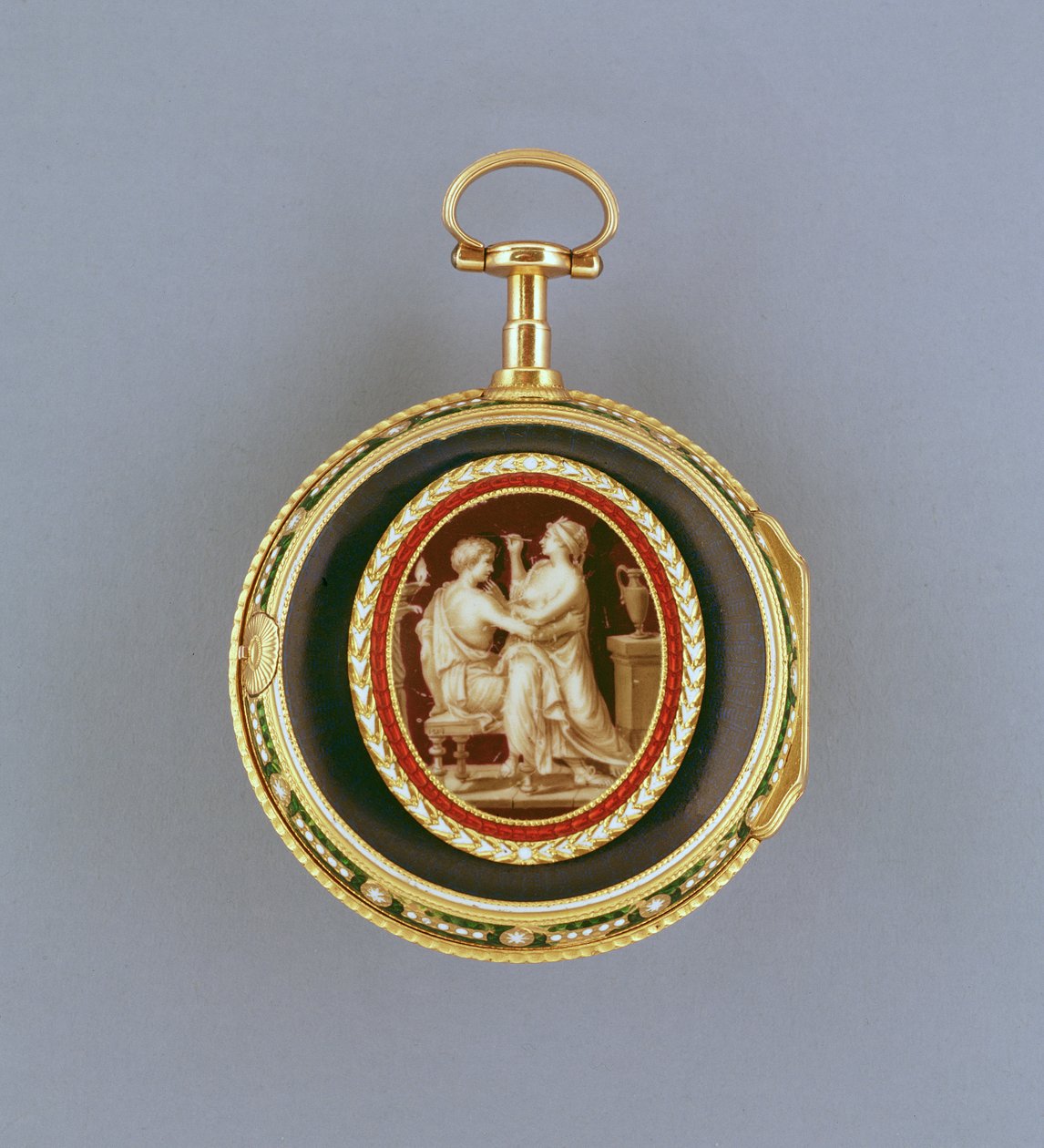 Horloge, gesigneerd Jas.Upjohn und Co., Londen, 1778-79 door English School