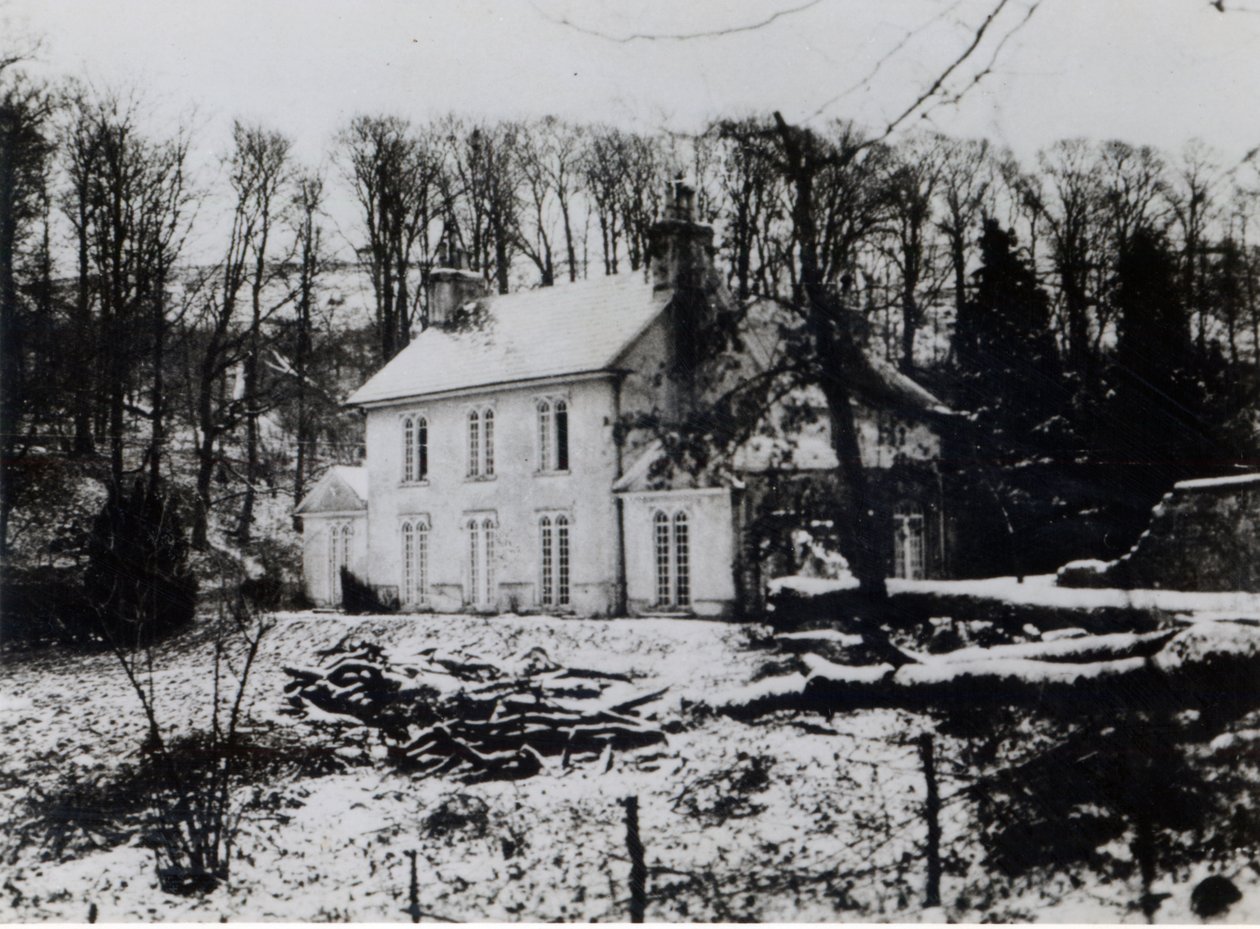 Asham House bij Beddingham in East Sussex door English Photographer