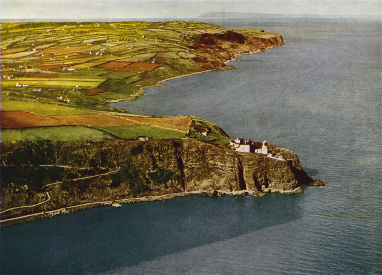 Blackhead en Islandmagee, County Antrim (kleurenfoto) door English Photographer