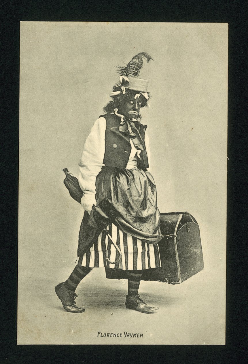 Florence Yaymen, Engelse music hall comédienne en danseres (z/w foto) door English Photographer