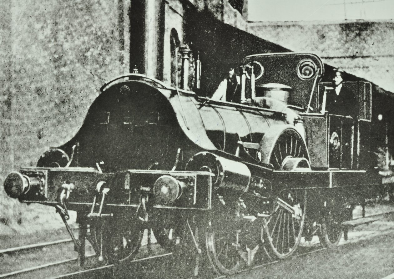Great Eastern Railway (London & Blackwall sectie) Enkel-rijder tanklocomotief, 1860 door English Photographer