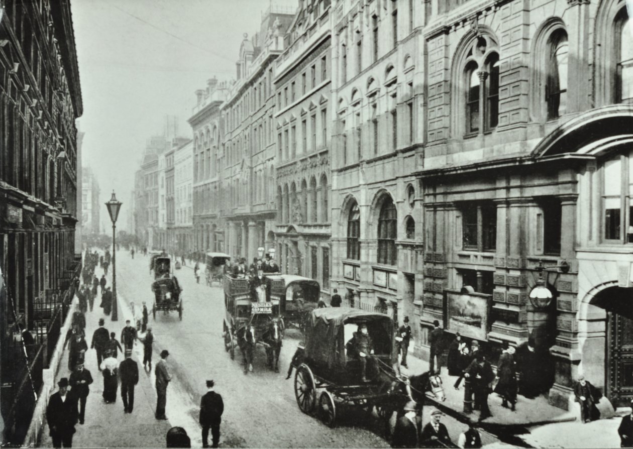 Leadenhall Street, City of London, 1895 door English Photographer