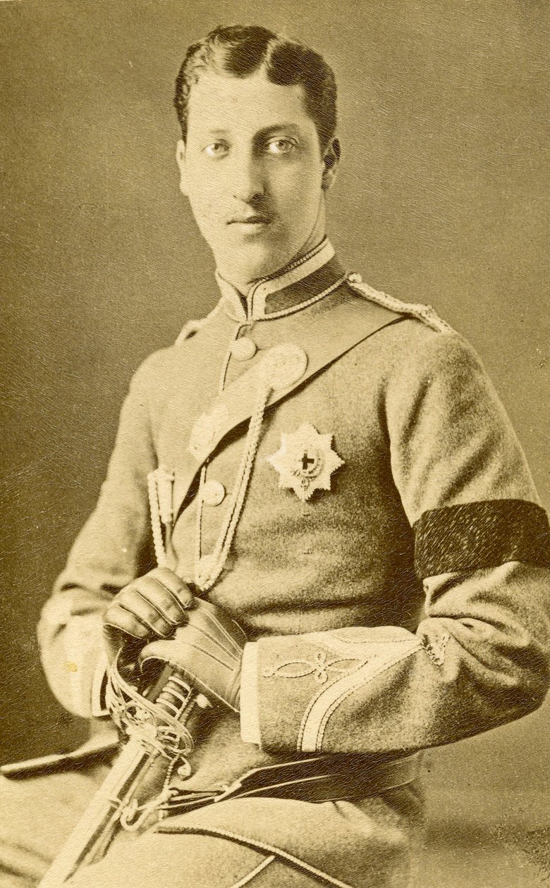 Portret Prins Albert Victor van Wales door English Photographer