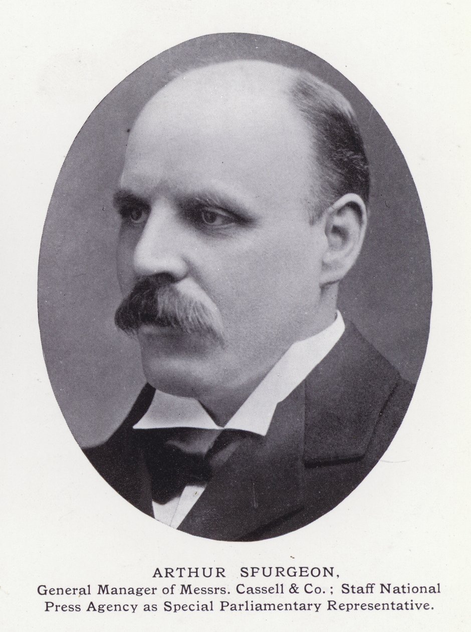 Prominente Mannen van Londen: Arthur Spurgeon (zwart-wit foto) door English Photographer