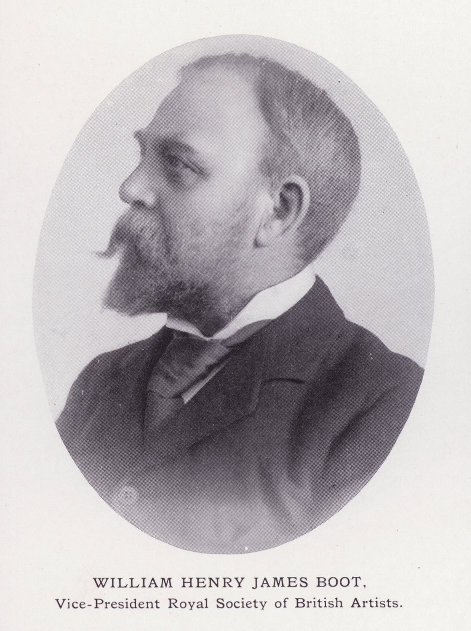 Prominente Mannen van Londen: William Henry James Boot (zwart-wit foto) door English Photographer