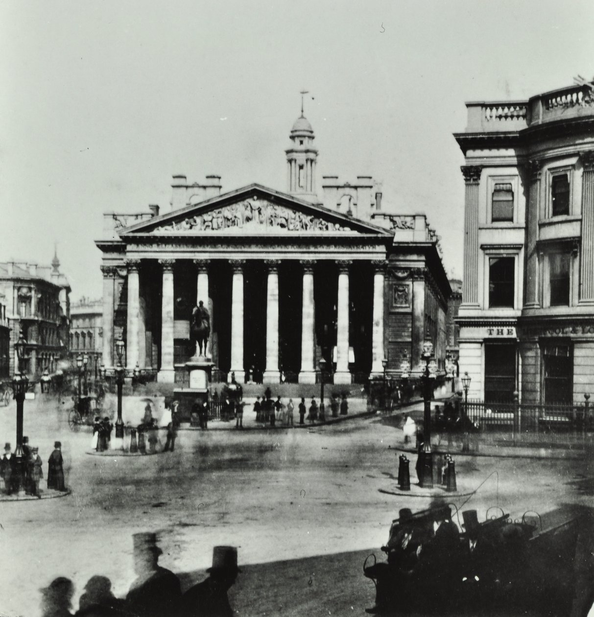 Royal Exchange, Threadneedle Street, City of London, 1880 door English Photographer