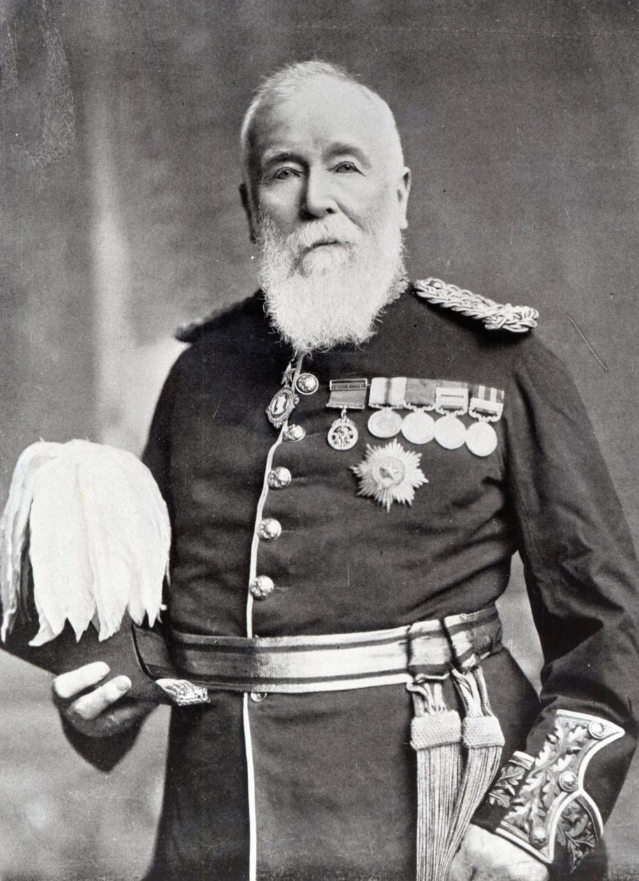 Sir Harry Burnett Lumsden door English Photographer
