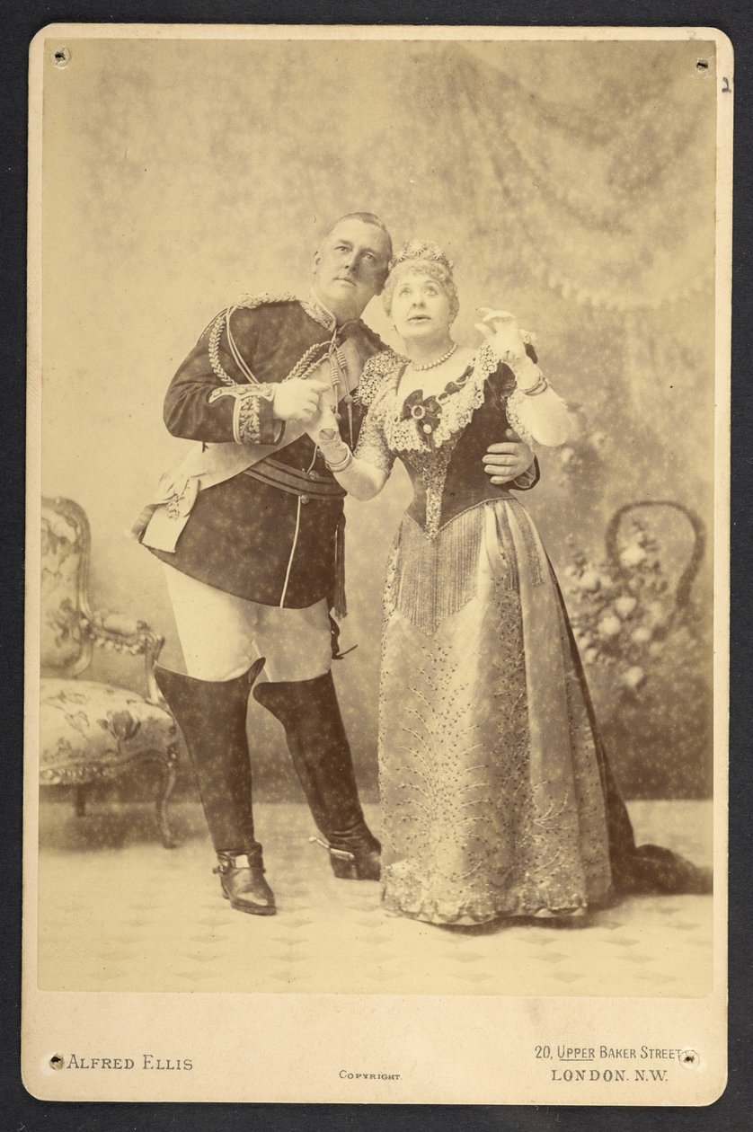 De eerste uitvoering van Gilbert en Sullivan