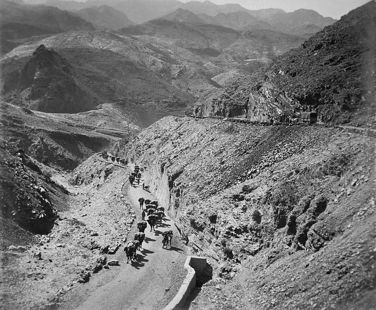 De Khyberpas, Noordwestelijke Grens van India door English Photographer