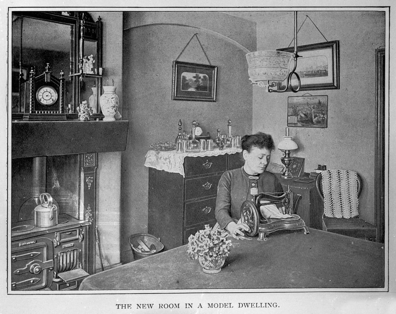 De nieuwe kamer in een modelhuis door English Photographer