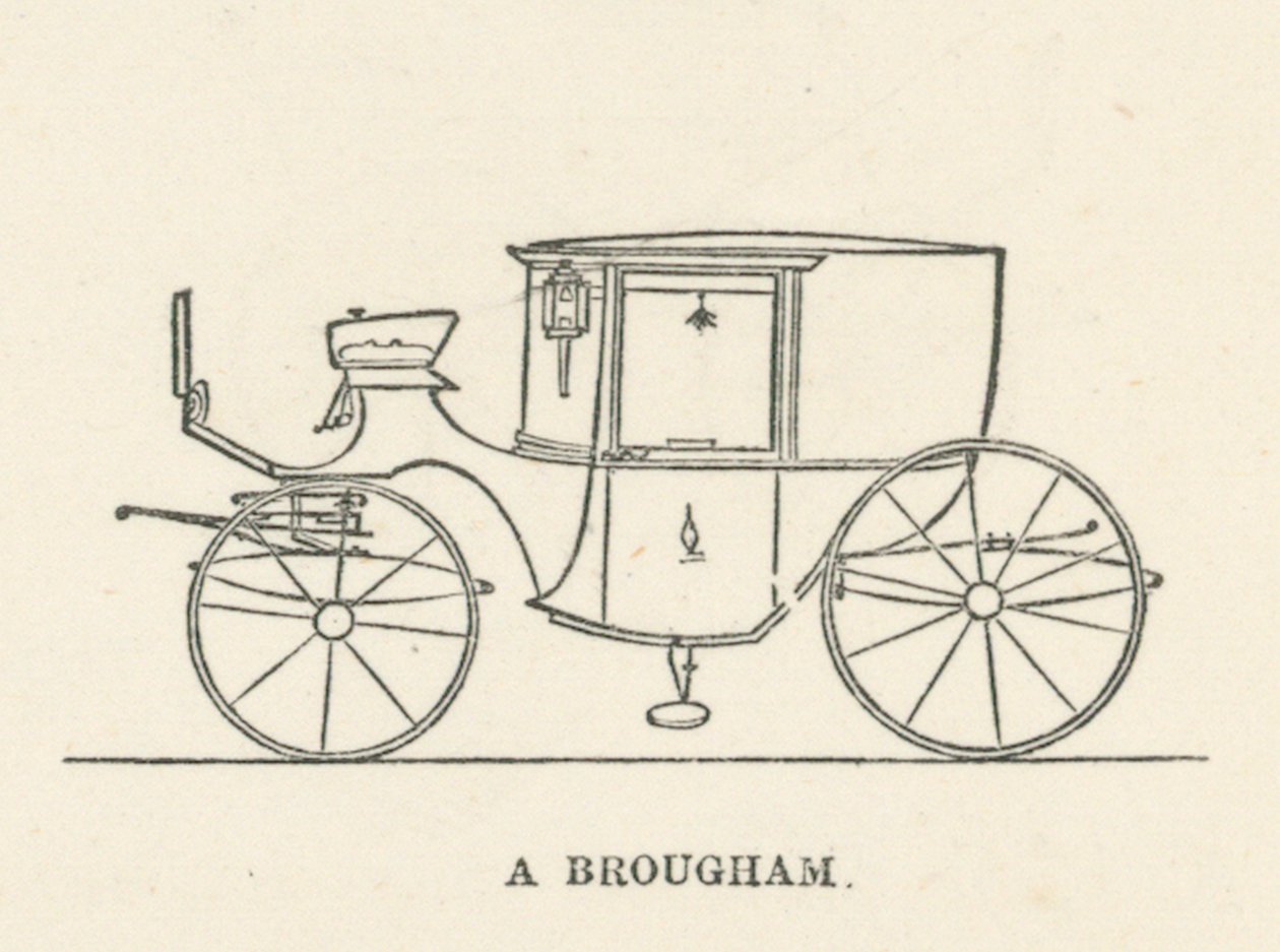 A Brougham (gravure) door English School