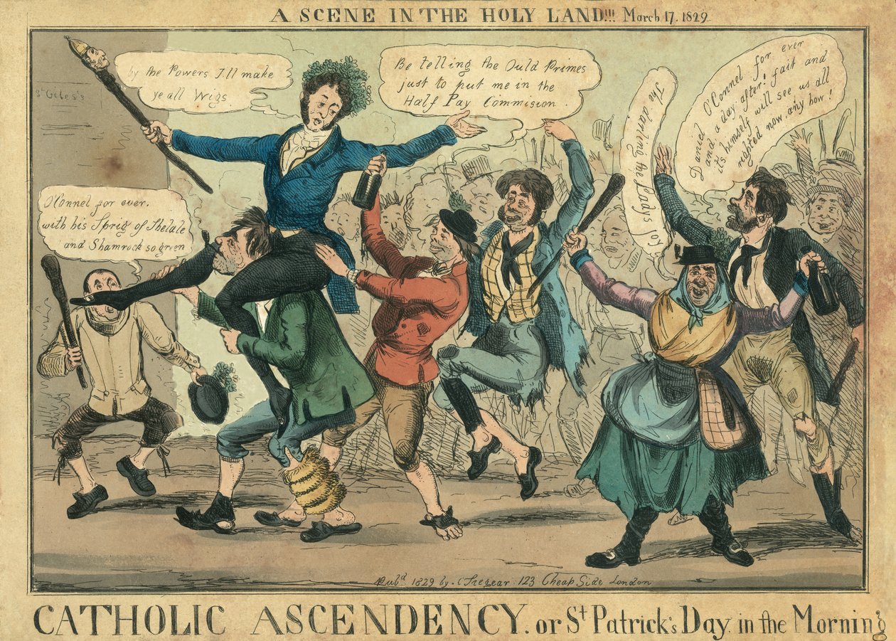 Een Scène in het Heilige Land, 17 maart 1829 door English School