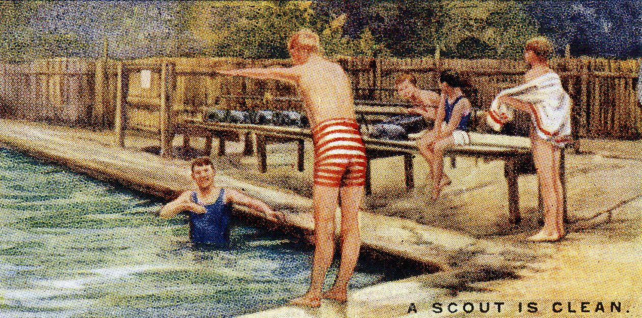 Een Scout is Schoon, 1929 door English School