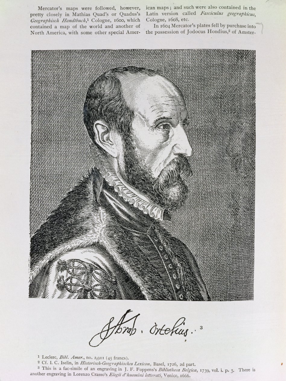 Abraham Ortelius illustratie uit Volume IV van 