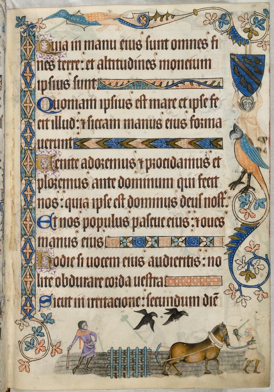 Add. 42130 fol.171 Ploegen, uit de 