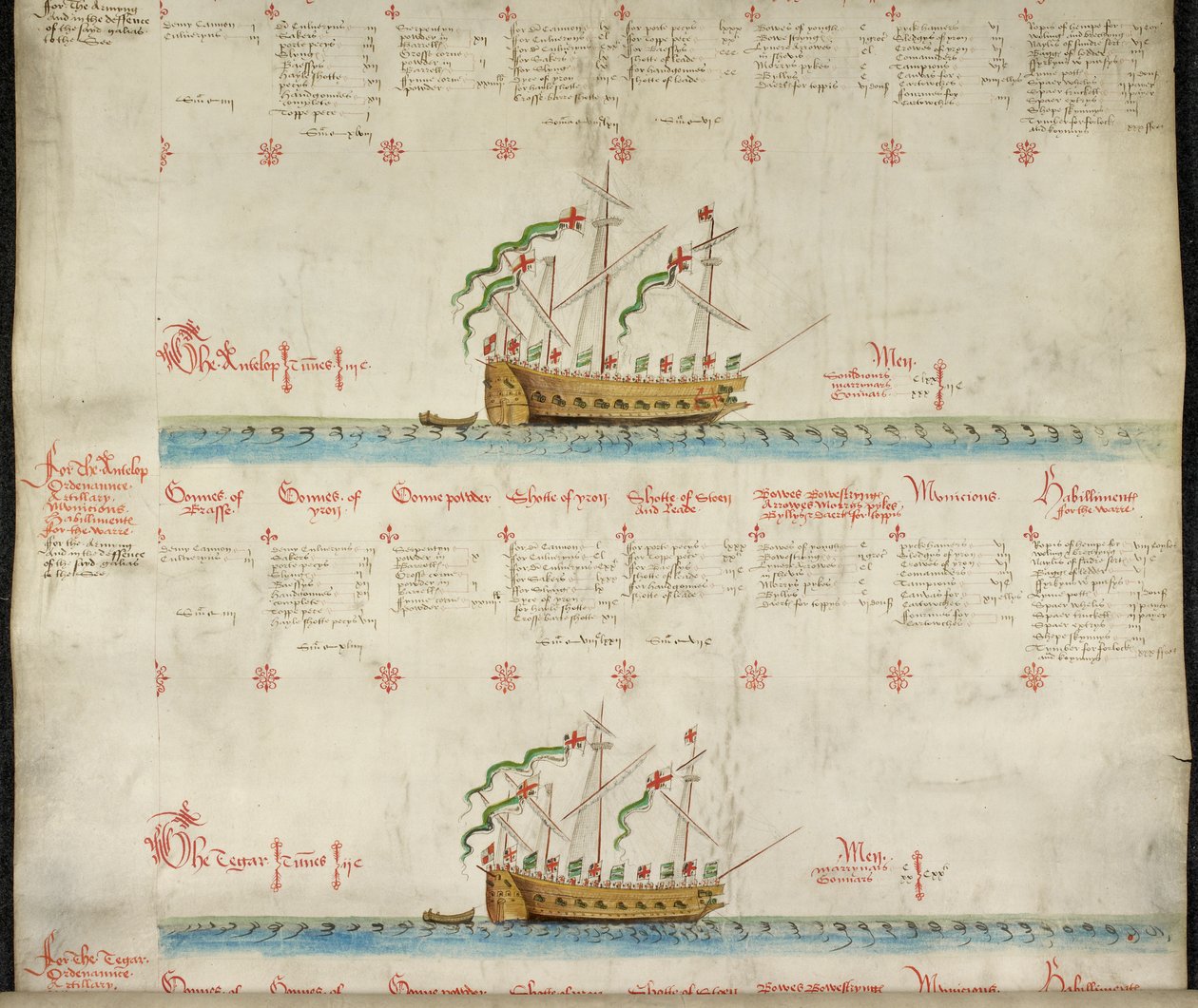 Add MS 22047 De galeien The Antelop en The Tegar, uit 