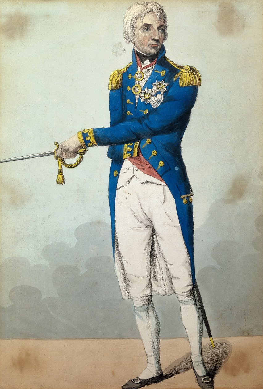 Admiraal Horatio Nelson (1758-1805) door English School